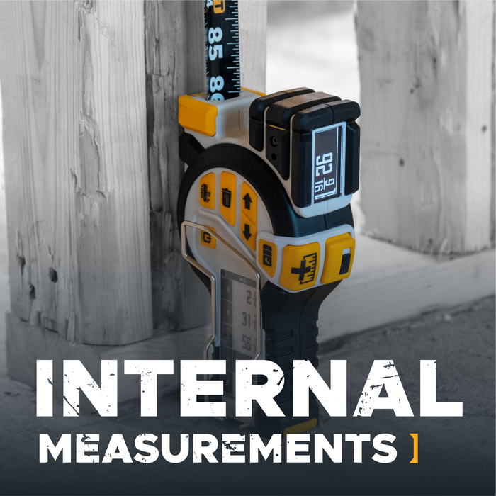 Split (Imperial/Metric) T1 Tomahawk Digital Tape Measure